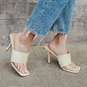 Lulus Light Nude Suede High Heel Sandals